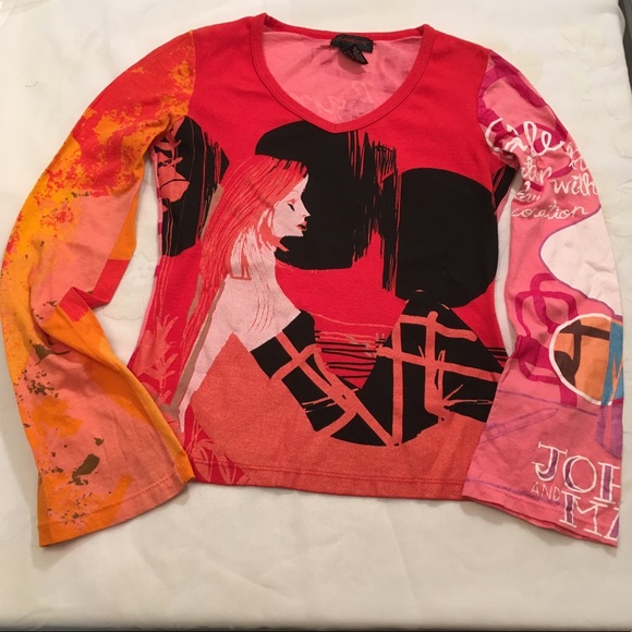 Custo Barcelona Tops - Custo Barcelona Bell Sleeve Top